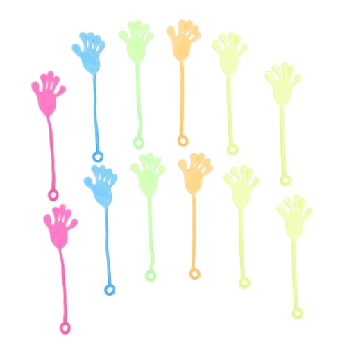 WESIEVYA 28 Stück Knifflige Kleine Hände, Klebrige Hände Für Kleinkinder, Kinder, Sensorisches Spielzeug, Farbige Klebrige Hände, Klebrige Hände, Elastisches Spielzeug, Dehnbare Klebrige von WESIEVYA