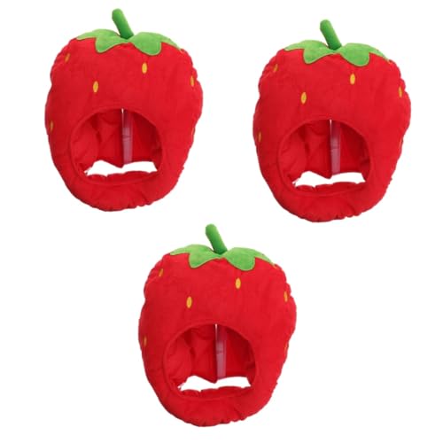WESIEVYA 3 Teilige Kopfbedeckung Für Erwachsene, Erdbeerhut, Cosplay, Erdbeerhut, Kreativer Hut, Festival Kopfbedeckung, Lustiger Erdbeerhut, Erdbeerkopfschmuck, Erdbeerhut, Requisite, WESIEVYA 3 Teilige Kopfbedeckung Für Erwachsene, Erdbeerhut, Cosplay, Erdbeerhut, Kreativer Hut, Festival Kopfbedeckung, Lustiger Erdbeerhut, Erdbeerkopfschmuck, Erdbeerhut, Requisite, von WESIEVYA