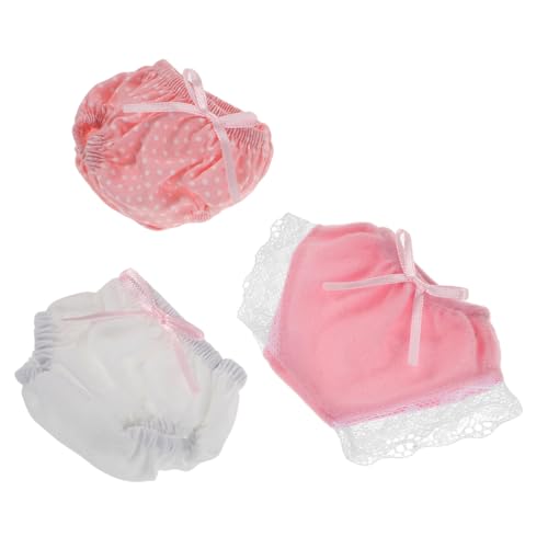 WESIEVYA 3stücke Kleidung Für Spielzeug Wiederverwendbare Babywindeln Unterwäsche-Set Für Puppen Für Puppenhauspuppen Outfit Für Neugeborene Puppen Zubehör WESIEVYA 3stücke Kleidung Für Spielzeug Wiederverwendbare Babywindeln Unterwäsche-Set Für Puppen Für Puppenhauspuppen Outfit Für Neugeborene Puppen Zubehör von WESIEVYA