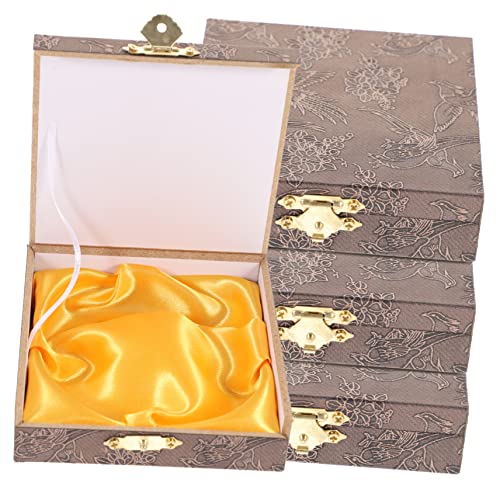 WESIEVYA 4 Stück Boxen Retro Armband Holzbox Armreif Schmuckschatullen Schmuckbehälter Armband Aufbewahrungsbehälter Armbandbehälter Armbänder Aufbewahrungsboxen Schließfächer Armbandboxen WESIEVYA 4 Stück Boxen Retro Armband Holzbox Armreif Schmuckschatullen Schmuckbehälter Armband Aufbewahrungsbehälter Armbandbehälter Armbänder Aufbewahrungsboxen Schließfächer Armbandboxen von WESIEVYA