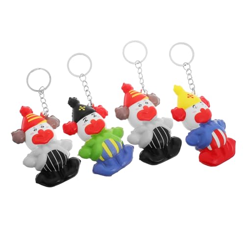 WESIEVYA 4 Stück Clown Schlüsselanhänger Schlüsselanhänger Clown Schlüsselanhänger Clown Anhänger Schlüsselanhänger Schlüsselanhänger Groß Clown Puppe Schlüsselanhänger Clown WESIEVYA 4 Stück Clown Schlüsselanhänger Schlüsselanhänger Clown Schlüsselanhänger Clown Anhänger Schlüsselanhänger Schlüsselanhänger Groß Clown Puppe Schlüsselanhänger Clown von WESIEVYA