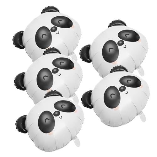 WESIEVYA 5 Stück Teiliges Panda Folienballon Realistische Tierform Aluminiumfolie Langlebig und Dicht Kinderfreundliche Partydekoration für Geburtstag Babyparty Karneval und Familienfeiern WESIEVYA 5 Stück Teiliges Panda Folienballon Realistische Tierform Aluminiumfolie Langlebig und Dicht Kinderfreundliche Partydekoration für Geburtstag Babyparty Karneval und Familienfeiern von WESIEVYA