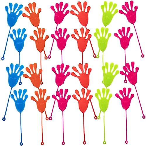 WESIEVYA 50 Stücke Sensorischen Spiel Klebrige Hand Spielzeug Dehnbar Hände Für Kinder Party Favors Zufällige Farbe WESIEVYA 50 Stücke Sensorischen Spiel Klebrige Hand Spielzeug Dehnbar Hände Für Kinder Party Favors Zufällige Farbe von WESIEVYA