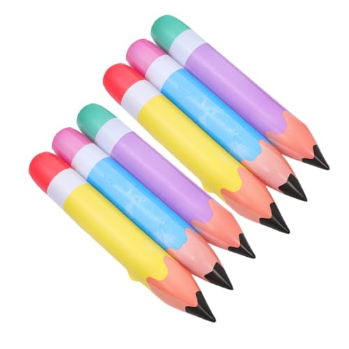 WESIEVYA 6 Stück Aufblasbare PVC Bleistift Luftballons in Gelb Robuste Leichte Riesenstifte für Schulanfang Klassenzimmerdeko Geburtstag und Abschlussfeier WESIEVYA 6 Stück Aufblasbare PVC Bleistift Luftballons in Gelb Robuste Leichte Riesenstifte für Schulanfang Klassenzimmerdeko Geburtstag und Abschlussfeier von WESIEVYA