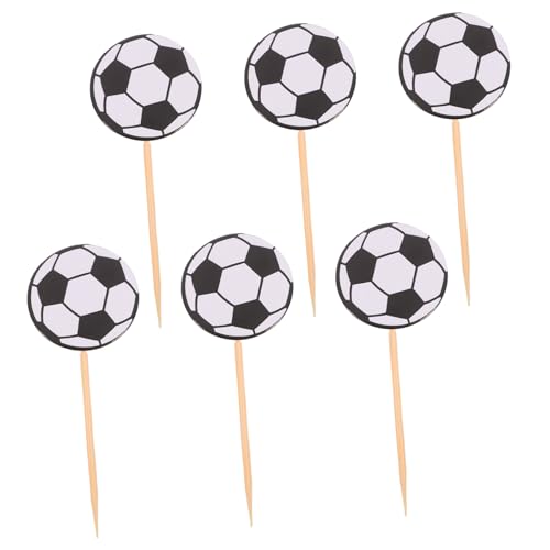 WESIEVYA 60 Stück Fußball Kucheneinlage, Fußball Cupcake Topper, Dessert Topper, Mottoparty, Kuchenspieße, Party Cupcake Topper, Kuchen Dekoration, Fußball Cupcake Topper, Party Dessert WESIEVYA 60 Stück Fußball Kucheneinlage, Fußball Cupcake Topper, Dessert Topper, Mottoparty, Kuchenspieße, Party Cupcake Topper, Kuchen Dekoration, Fußball Cupcake Topper, Party Dessert von WESIEVYA