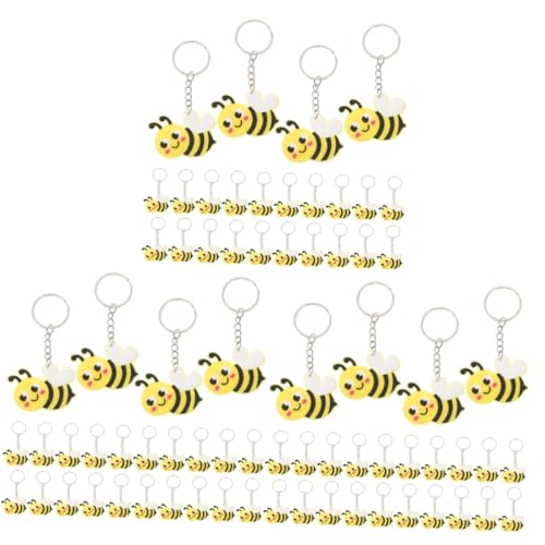 WESIEVYA 72 Stück Bienen Schlüsselanhänger, Kreativer Schlüsselanhänger, Neuartiger Schlüsselanhänger, Cartoon Bienen Anhänger, Schlüsselanhänger, Cartoon Bienen Schlüsselring, Anhänger, WESIEVYA 72 Stück Bienen Schlüsselanhänger, Kreativer Schlüsselanhänger, Neuartiger Schlüsselanhänger, Cartoon Bienen Anhänger, Schlüsselanhänger, Cartoon Bienen Schlüsselring, Anhänger, von WESIEVYA