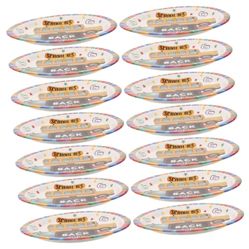WESIEVYA 8 Stück Back to School Geschirrpapier Runde Pappteller Partyteller Haushaltsspeiseteller Praktische Kuchenteller Partygeschirr Kuchenteller Kuchenpapier Haushaltskuchenteller WESIEVYA 8 Stück Back to School Geschirrpapier Runde Pappteller Partyteller Haushaltsspeiseteller Praktische Kuchenteller Partygeschirr Kuchenteller Kuchenpapier Haushaltskuchenteller von WESIEVYA