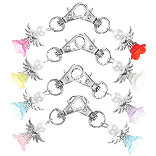 WESIEVYA 8 Teiliges Set Engel Schlüsselanhänger, DIY Schlüsselring, Schlüsselhalter, Weihnachtsgeschenk, Winkelketten Für Schlüssel, Schicke Schlüsselanhänger, Schlüsselornament, von WESIEVYA