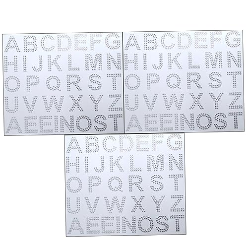 WESIEVYA Aufkleber Glitzer Buchstabe Diamant Sticker Acryl Dekorative Mantelzubehör Multifunktions-Strass Buchstabenaufkleber Filigrane Glitzeraufkleber WESIEVYA Aufkleber Glitzer Buchstabe Diamant Sticker Acryl Dekorative Mantelzubehör Multifunktions-Strass Buchstabenaufkleber Filigrane Glitzeraufkleber von WESIEVYA