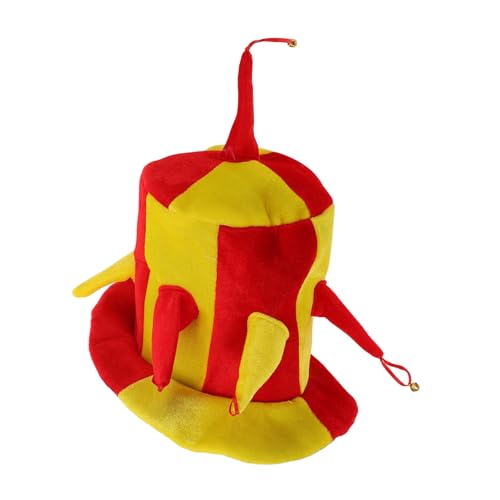 WESIEVYA Clownhut, Lustiges Clownkostüm, Clown Cosplay Hut, Lustige Hüte Für Erwachsene, Clown Kostümhut, Karnevalshüte, Lustige Performance Requisite, Urlaubshut, Clown Kopfschmuck, von WESIEVYA