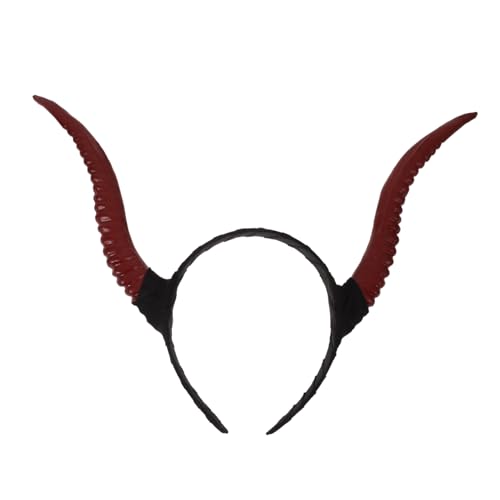 WESIEVYA Halloween Teufelshörner Haarreifen Gemütlicher Kopfschmuck Für Karneval Und Kostümpartys Vielseitig Einsetzbar Und Anpassbar Für Verschiedene Kopfgrößen WESIEVYA Halloween Teufelshörner Haarreifen Gemütlicher Kopfschmuck Für Karneval Und Kostümpartys Vielseitig Einsetzbar Und Anpassbar Für Verschiedene Kopfgrößen von WESIEVYA