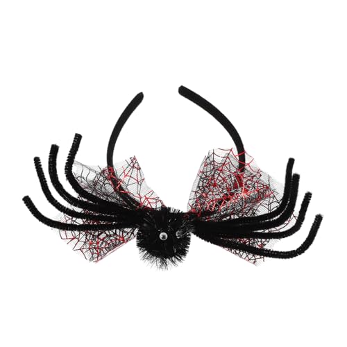 WESIEVYA Spinnen-stirnband Für Halloween Haarreifen Mit Spinnenelementen Kopfschmuck Zum Thema Halloween Stirnband Für Damen Und Mädchen von WESIEVYA
