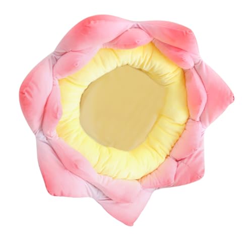 WESIEVYA Lotus-kappe für Erwachsene Plüsch-kopfbedeckung für Halloween Cosplay Lustiger Karnevalshut von WESIEVYA