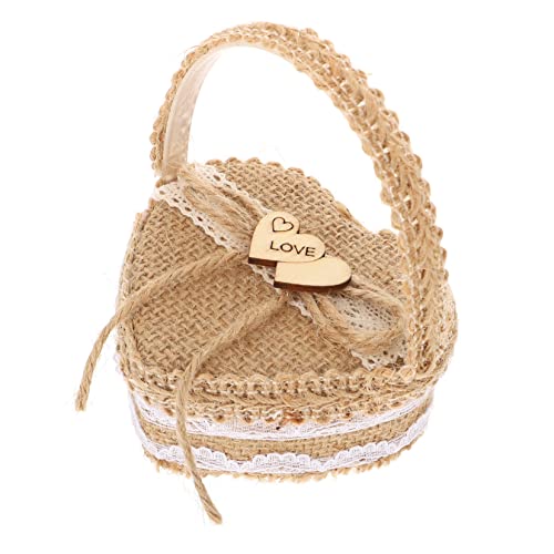 WESIEVYA Hochzeitsbox Herzform Korb Dekorative Schleife Für Blumenmädchen Zur Verlobung Hochzeit WESIEVYA Hochzeitsbox Herzform Korb Dekorative Schleife Für Blumenmädchen Zur Verlobung Hochzeit von WESIEVYA