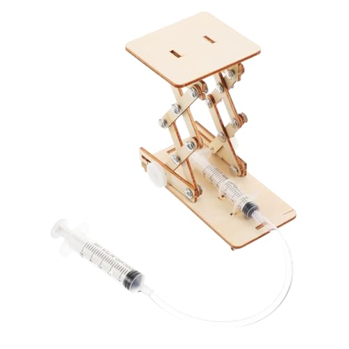 WESIEVYA Hydraulisches Hebeplattform Bausatz für DIY Wissenschaft Experiment Kit Realistisches Design Sicherer Holzbausatz Fördert und Kreativität WESIEVYA Hydraulisches Hebeplattform Bausatz für DIY Wissenschaft Experiment Kit Realistisches Design Sicherer Holzbausatz Fördert und Kreativität von WESIEVYA