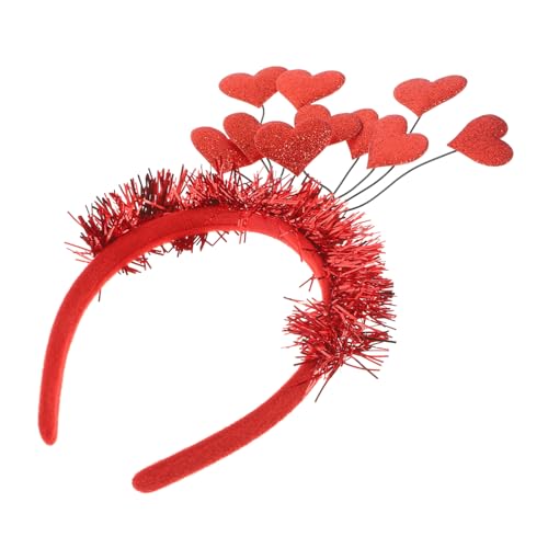 WESIEVYA Herz Modellierung Kopfschmuck Valentinstag Liebe Herz Stirnband Party Haarband WESIEVYA Herz Modellierung Kopfschmuck Valentinstag Liebe Herz Stirnband Party Haarband von WESIEVYA