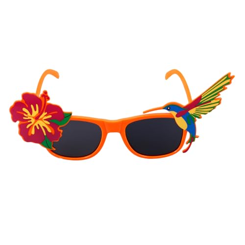 WESIEVYA Tropische Sonnenbrille Mit Hibiskusblüten Und -design Für Hawaii-partys Lustige Partybrille Als Fotorequisit Für Sommerfestivals Und Luau-feiern WESIEVYA Tropische Sonnenbrille Mit Hibiskusblüten Und -design Für Hawaii-partys Lustige Partybrille Als Fotorequisit Für Sommerfestivals Und Luau-feiern von WESIEVYA