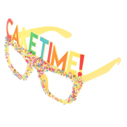 WESIEVYA Lustige Brille Partybrille Geburtstagsbrille Ausgefallene Geburtstagsbrille Partygeschenk Brille Geburtstagsbrille Neuartige Brille Neuartige Brille Geburtstagsgeschenk von WESIEVYA