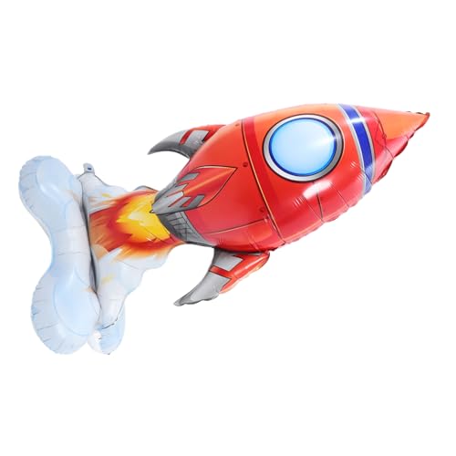 WESIEVYA Raketen ballons Raketenballons zum Geburtstag Helium Astronauten-Partyballons kinderparty mitgebsel deckenverkleidung balons Raketen-Partyballons 3D-Raketenballon pa Aluminium rot WESIEVYA Raketen ballons Raketenballons zum Geburtstag Helium Astronauten-Partyballons kinderparty mitgebsel deckenverkleidung balons Raketen-Partyballons 3D-Raketenballon pa Aluminium rot von WESIEVYA