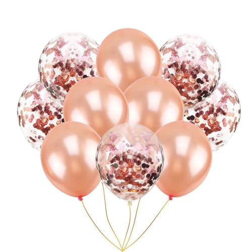 WESIEVYA 12-zoll-geburtstagsparty-dekorationen 30 Stück Rose Gold Luftballons Mit Konfetti Solid Für Hochzeitsantrag WESIEVYA 12-zoll-geburtstagsparty-dekorationen 30 Stück Rose Gold Luftballons Mit Konfetti Solid Für Hochzeitsantrag von WESIEVYA
