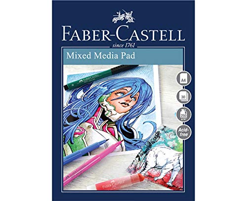 Faber-Castell Creative Studio Mischtechnikblock, A4 250 g/m² Block mit 30 Blatt Faber-Castell Creative Studio Mischtechnikblock, A4 250 g/m² Block mit 30 Blatt von WEST