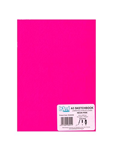 West 263395 A5 140 G/Qm laminiertes Skizzenbuch - Neon Pink West 263395 A5 140 G/Qm laminiertes Skizzenbuch - Neon Pink von WEST