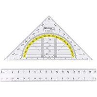 WESTCOTT Geometrie-/Zeichenset transparent von WESTCOTT