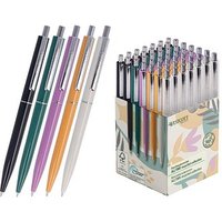 WESTCOTT Kugelschreiber farbsortiert, Schreibfarbe: blau, 50 St. von WESTCOTT