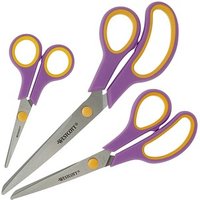 WESTCOTT Papierscheren-Set Easy Grip, 3 St. von WESTCOTT