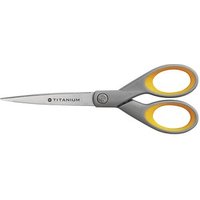 WESTCOTT Papierschere TITANIUM Super grau-gelb 18,0 cm von WESTCOTT