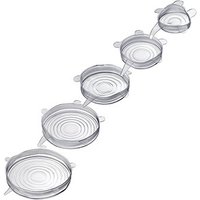 WESTMARK Frischhaltedeckel-Set Silikon transparent von WESTMARK