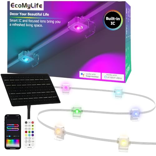 Solar Permanent Outdoor Lights, 30 m Smart RGB Plus IC Outdoor Lighting, Work with Alexa Solar Permanent Outdoor Lights, 30 m Smart RGB Plus IC Outdoor Lighting, Work with Alexa von WESTYLETID
