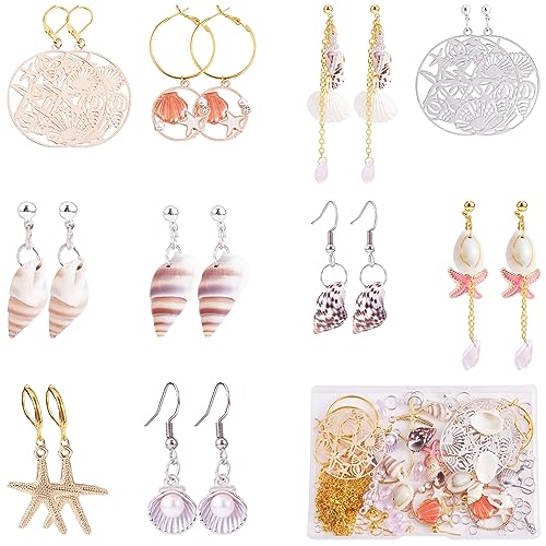 WEWAYSMILE 1 Box/Set Zur Herstellung Von Ohrringen Mit 9 Pariser Meeresanhängern DIY Muschel Ohrring Bastelset Mit Ohrring Zubehör Für Geschenk Halsketten Ohrring Bastelschmuckherstellung WEWAYSMILE 1 Box/Set Zur Herstellung Von Ohrringen Mit 9 Pariser Meeresanhängern DIY Muschel Ohrring Bastelset Mit Ohrring Zubehör Für Geschenk Halsketten Ohrring Bastelschmuckherstellung von WEWAYSMILE