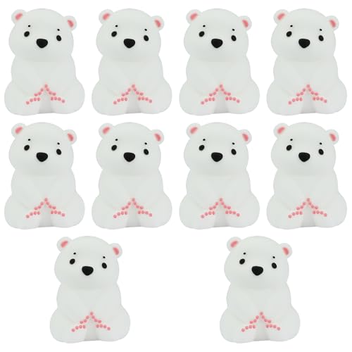 WEWAYSMILE 10 Stück 3D Eisbär Silikonperlen Zur Herstellung Von Schlüsselanhängern Niedliche Tiere Fokalperlen Für Die Herstellung Von DIY Stiften Schmuck Armbändern Und Schlüsselbändern WEWAYSMILE 10 Stück 3D Eisbär Silikonperlen Zur Herstellung Von Schlüsselanhängern Niedliche Tiere Fokalperlen Für Die Herstellung Von DIY Stiften Schmuck Armbändern Und Schlüsselbändern von WEWAYSMILE