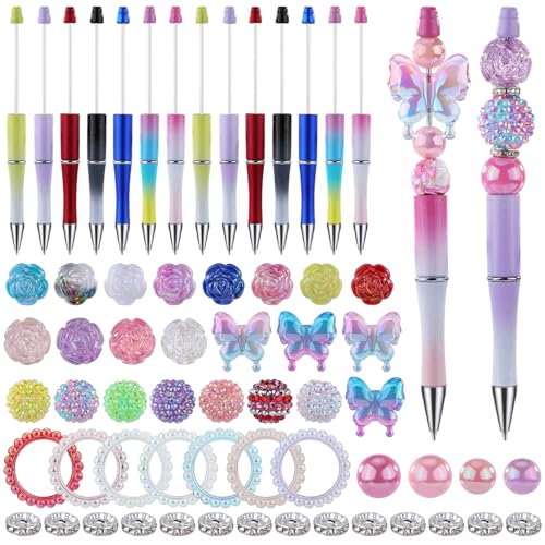 WEWAYSMILE 14 Stück DIY Kugelschreiber DIY Schwarze Kugelschreiber Enthalten Acryl Rose Schmetterling Harz Kugel Hohlring Perlen Geeignet für Büro Schule Schreibwaren Kugelschreiber Geschenksets WEWAYSMILE 14 Stück DIY Kugelschreiber DIY Schwarze Kugelschreiber Enthalten Acryl Rose Schmetterling Harz Kugel Hohlring Perlen Geeignet für Büro Schule Schreibwaren Kugelschreiber Geschenksets von WEWAYSMILE