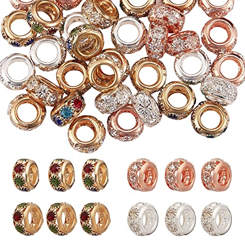 WEWAYSMILE 40 Stück 10 mm Abstandsperlen Aus Messing,Zwischenperlen aus Edelstahl, Edelstahl Flache Runde Spacer Perlen, Zum Basteln Armbändern Halsketten Schmuck Ohrringen WEWAYSMILE 40 Stück 10 mm Abstandsperlen Aus Messing,Zwischenperlen aus Edelstahl, Edelstahl Flache Runde Spacer Perlen, Zum Basteln Armbändern Halsketten Schmuck Ohrringen von WEWAYSMILE