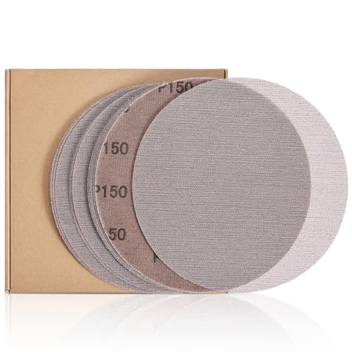 Mesh Abrasive Schleifscheiben, 22,9 cm, 10 Löcher, Körnung 150, Trockenbau, Schleifpapier, Staubreduzierung, 15 Stück Mesh Abrasive Schleifscheiben, 22,9 cm, 10 Löcher, Körnung 150, Trockenbau, Schleifpapier, Staubreduzierung, 15 Stück von WEWINK PLUS