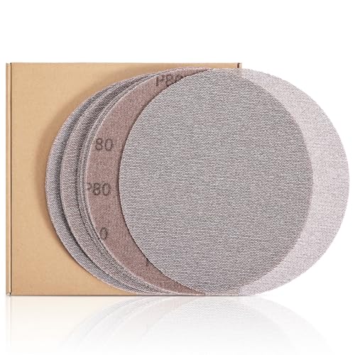 Mesh Abrasive Schleifscheiben, 22,9 cm, 10 Löcher, Körnung 80, Trockenbau, Schleifpapier, Staubreduzierung, 15 Stück Mesh Abrasive Schleifscheiben, 22,9 cm, 10 Löcher, Körnung 80, Trockenbau, Schleifpapier, Staubreduzierung, 15 Stück von WEWINK PLUS
