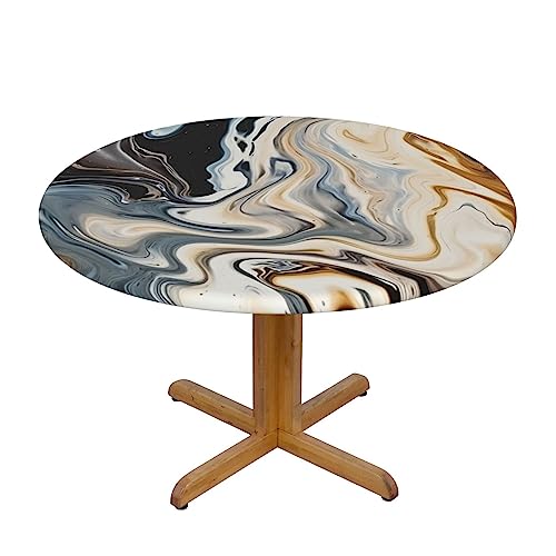 WEYEZE Abstrakte Marmor Tinte Textur Bedruckte Runde Tischdecke Wasserdicht Elastische Tischdecke Dekorative Runde Tisch Achteckig Tisch WEYEZE Abstrakte Marmor Tinte Textur Bedruckte Runde Tischdecke Wasserdicht Elastische Tischdecke Dekorative Runde Tisch Achteckig Tisch von WEYEZE