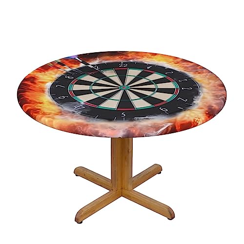WEYEZE Dart-Tischdecke, bedruckt, wasserdicht, elastisch, waschbar, dekorative Tischdecke WEYEZE Dart-Tischdecke, bedruckt, wasserdicht, elastisch, waschbar, dekorative Tischdecke von WEYEZE