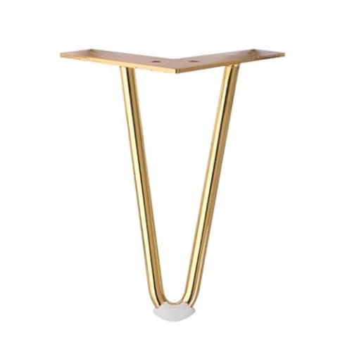 Moderne Haarnadel-Tischbeine – stabile 30 cm lange Möbelbeine aus goldfarbenem Metall für Sofas, Kaffee- und Beistelltische – langlebiges Design aus kaltgewalztem Stahl, stilvoller Akzent für die Inne Moderne Haarnadel-Tischbeine – stabile 30 cm lange Möbelbeine aus goldfarbenem Metall für Sofas, Kaffee- und Beistelltische – langlebiges Design aus kaltgewalztem Stahl, stilvoller Akzent für die Inne von WEYFH