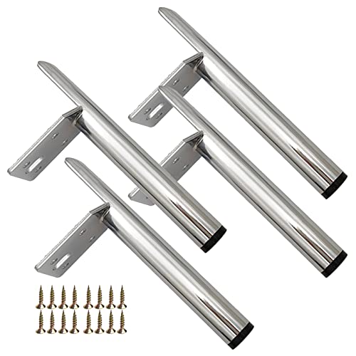 WEYFH 4 Stück 7,1 Zoll große Silberne Möbelbeine aus Metall – Moderne Ersatzbeine für Tische, Schränke, Sofas, Fernsehständer und Heimwerkerprojekte – stabile und stilvolle Möbelfüße WEYFH 4 Stück 7,1 Zoll große Silberne Möbelbeine aus Metall – Moderne Ersatzbeine für Tische, Schränke, Sofas, Fernsehständer und Heimwerkerprojekte – stabile und stilvolle Möbelfüße von WEYFH