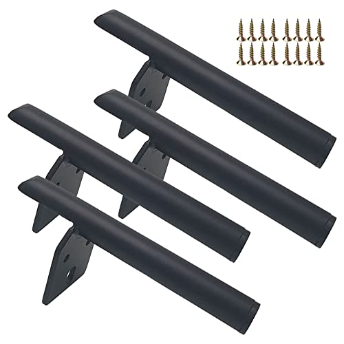WEYFH 4 Stück Moderne Schwarze 18 cm Lange Möbelbeine aus Metall – stilvolle DIY-Ersatzbeine für Schrank, Sofa, Tisch, langlebig und stabil, perfekt für die Aufwertung der Inneneinrichtung WEYFH 4 Stück Moderne Schwarze 18 cm Lange Möbelbeine aus Metall – stilvolle DIY-Ersatzbeine für Schrank, Sofa, Tisch, langlebig und stabil, perfekt für die Aufwertung der Inneneinrichtung von WEYFH
