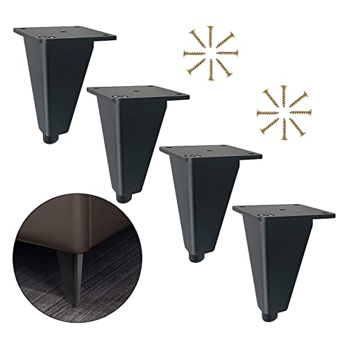 WEYFH Verstellbare Möbelbeine aus Metall – 4 Stück DIY-Tischbeine, perfekt für Couchtische, Schränke, Sofas, Schreibtische – Höhe 15 cm – erhältlich in Schwarz, Gold, Silber WEYFH Verstellbare Möbelbeine aus Metall – 4 Stück DIY-Tischbeine, perfekt für Couchtische, Schränke, Sofas, Schreibtische – Höhe 15 cm – erhältlich in Schwarz, Gold, Silber von WEYFH