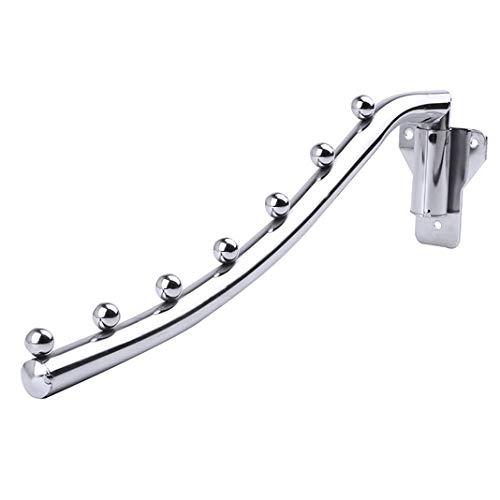 WFCKPQF Edelstahl Kleiderhaken Wand Klappbar Kleiderbügelhalter mit Schwenkarmhalter Handtuchhaken Wandhalter für Innen Außen WFCKPQF Edelstahl Kleiderhaken Wand Klappbar Kleiderbügelhalter mit Schwenkarmhalter Handtuchhaken Wandhalter für Innen Außen von WFCKPQF