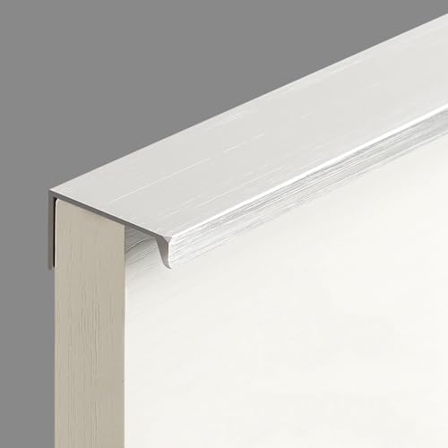 Versteckte Schubladengriffe, Fingerkantengriffe aus gebürstetem Silber, verdeckte Küchenschrankgriffe, versteckte Schubladengriffe, Griff mit gebogenem Aluminiumprofil, verdeckte Möbelgriffe(Length:80 Versteckte Schubladengriffe, Fingerkantengriffe aus gebürstetem Silber, verdeckte Küchenschrankgriffe, versteckte Schubladengriffe, Griff mit gebogenem Aluminiumprofil, verdeckte Möbelgriffe(Length:80 von WFCQNBJBF