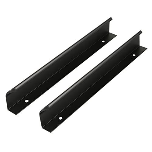 Versteckte Schubladengriffe, Schwarze Möbelgriffe, versteckte Kleiderschranktürgriffe, Schrankschubladengriffe aus Aluminiumlegierung for Badezimmer, Küche, Schlafzimmermöbel, 2 Stück(Length 400mm) Versteckte Schubladengriffe, Schwarze Möbelgriffe, versteckte Kleiderschranktürgriffe, Schrankschubladengriffe aus Aluminiumlegierung for Badezimmer, Küche, Schlafzimmermöbel, 2 Stück(Length 400mm) von WFCQNBJBF