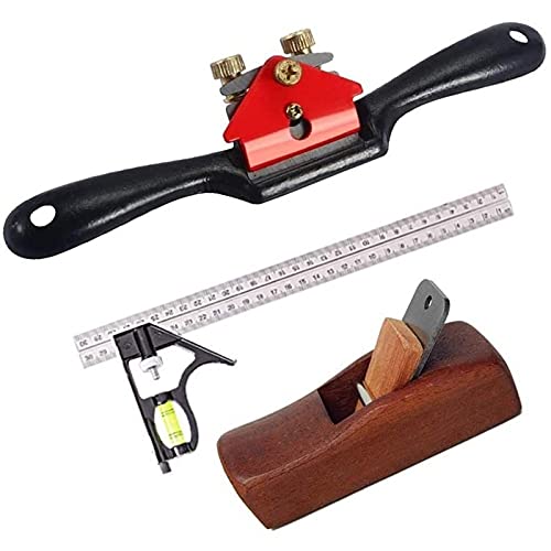 WFCQNBJBF Handhobel, Holzbearbeitungshobel, 3-teiliges Zimmereiwerkzeug, verstellbar, 9 Zoll, mit Flacher Basis und Metallklinge, 4-Zoll-Mini-Zimmermann-Holzhobel, 12-Zoll-Kamm WFCQNBJBF Handhobel, Holzbearbeitungshobel, 3-teiliges Zimmereiwerkzeug, verstellbar, 9 Zoll, mit Flacher Basis und Metallklinge, 4-Zoll-Mini-Zimmermann-Holzhobel, 12-Zoll-Kamm von WFCQNBJBF