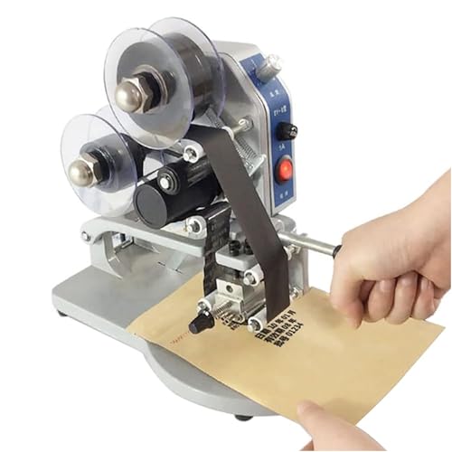 WFUAHA Elektrischer Hot Stempeldrucker, Manueller Codierungsmaschine, Datumscodedrucker, Temperatur Einstellbar Bei 1~5, Druckerdatum -Code -Batch -Druckerdruckmaschine WFUAHA Elektrischer Hot Stempeldrucker, Manueller Codierungsmaschine, Datumscodedrucker, Temperatur Einstellbar Bei 1~5, Druckerdatum -Code -Batch -Druckerdruckmaschine von WFUAHA