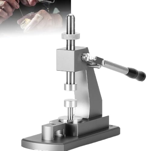 WFUAHA Presswerkzeug für Uhrengehäuse, Presswerkzeugsatz für Uhren, Reparaturwerkzeug, ergonomischer Griff, Präzisionspresswerkzeug für Uhren, für Uhrenreparateure, Uhrengeschäfte WFUAHA Presswerkzeug für Uhrengehäuse, Presswerkzeugsatz für Uhren, Reparaturwerkzeug, ergonomischer Griff, Präzisionspresswerkzeug für Uhren, für Uhrenreparateure, Uhrengeschäfte von WFUAHA